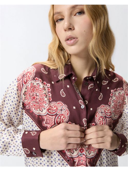 Camicia con motivo cravatteria e stampa piazzata Cher Pinko PINKO | 106202-A31K-YR1