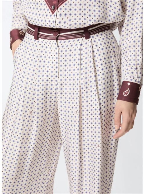 Pantalone con motivo cravatteria Ruth Pinko PINKO | 106203-A31K-BBA