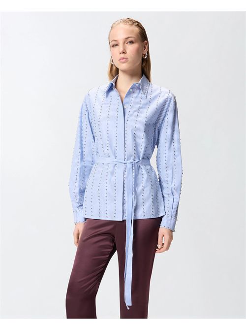 Camicia a righe con decorazione gioiello Pinko PINKO | 106225-A32RZE5