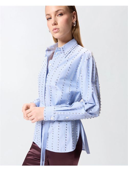 Camicia a righe con decorazione gioiello Pinko PINKO | 106225-A32RZE5