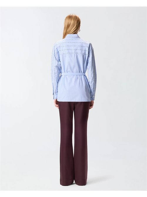 Camicia a righe con decorazione gioiello Pinko PINKO | 106225-A32RZE5