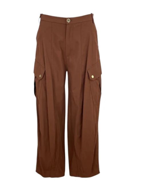Pantalone in cotone fluido con tasche cargo Rosalin Pinko PINKO | 106278-A2ER-L78