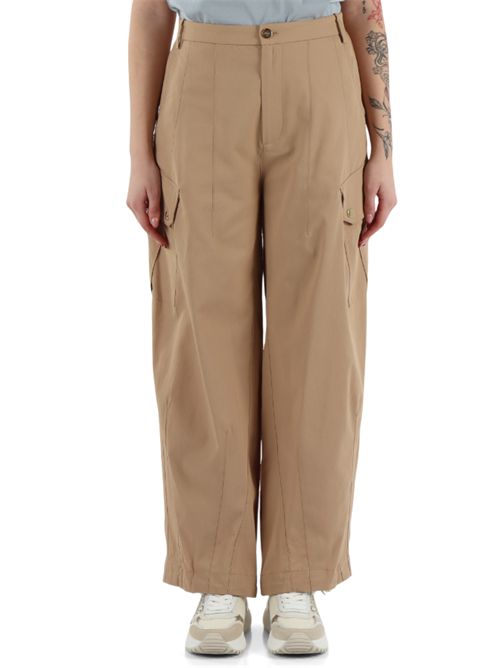 Pantalone in cotone fluido con tasche cargo Rosalin Pinko PINKO | 106278-A2ERD41