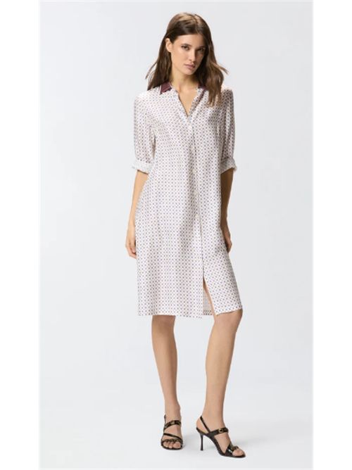 Abito chemisier midi con stampa cravatteria Elicia Pinko PINKO | 106331-A34R-BBA