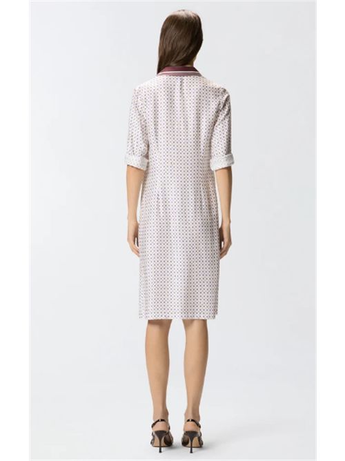 Abito chemisier midi con stampa cravatteria Elicia Pinko PINKO | 106331-A34R-BBA