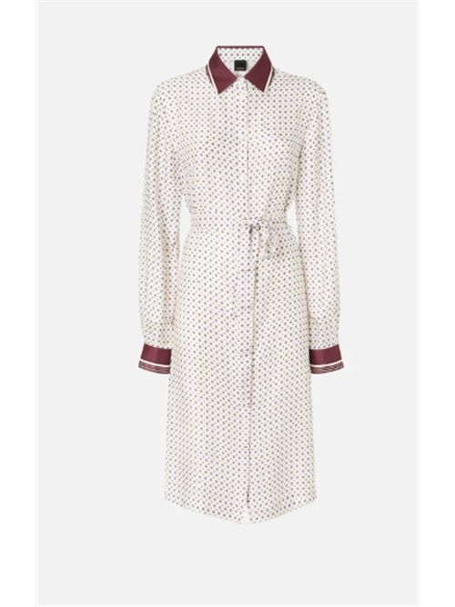 Abito chemisier midi con stampa cravatteria Elicia Pinko PINKO | 106331-A34R-BBA