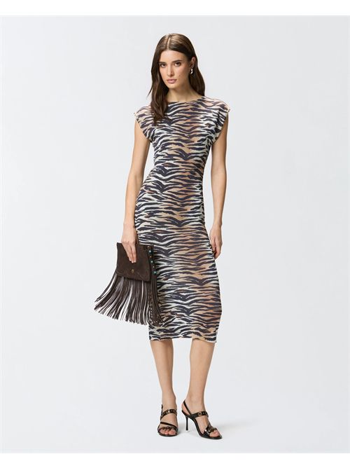 Abito midi a tubino con stampa animalier Epicentro Pinko PINKO | 106371-A356ZC8