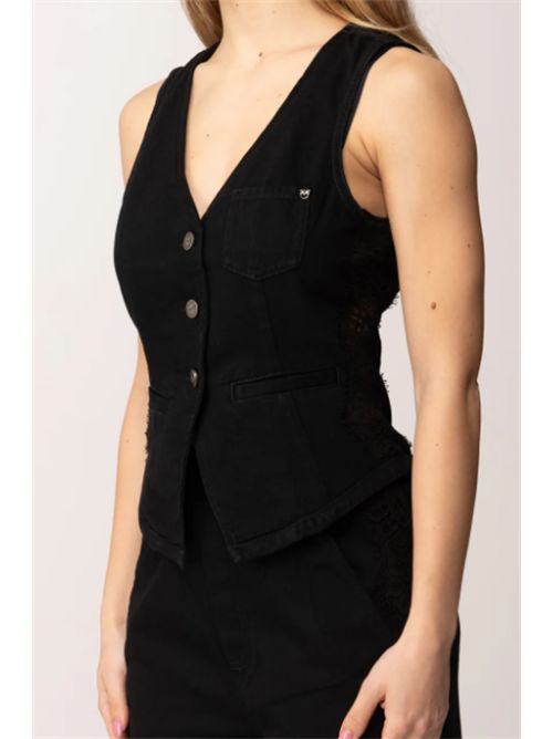 Gilet con Inserto In Pizzo Gardener Pinko PINKO | 106424-A33VZ99