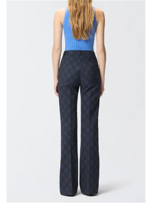 Pantaloni con motivo geometrico e floreale Laila Pinko PINKO | 106471-A319-ZE3