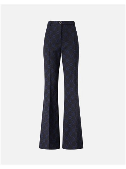 Pantaloni con motivo geometrico e floreale Laila Pinko PINKO | 106471-A319-ZE3