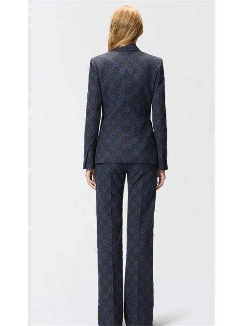 Giacca con motivo geometrico e floreale Gillian Pinko PINKO | 106584-A319-ZE3