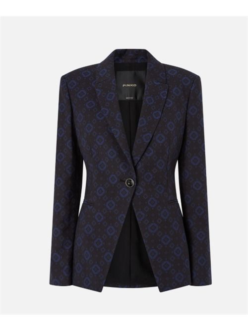 Giacca con motivo geometrico e floreale Gillian Pinko PINKO | 106584-A319-ZE3