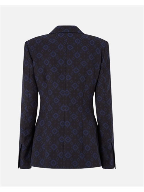 Giacca con motivo geometrico e floreale Gillian Pinko PINKO | 106584-A319-ZE3