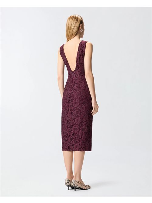 Abito con spacco in pizzo floreale con scollo sul retro Pinko PINKO | 106588-A330R57