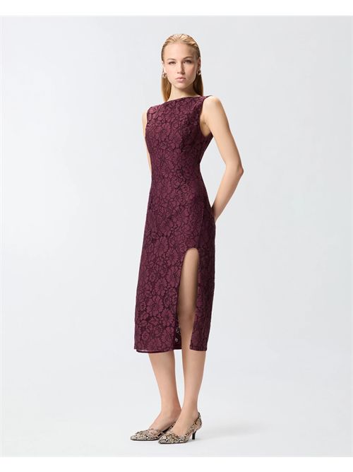 Abito con spacco in pizzo floreale con scollo sul retro Pinko PINKO | 106588-A330R57