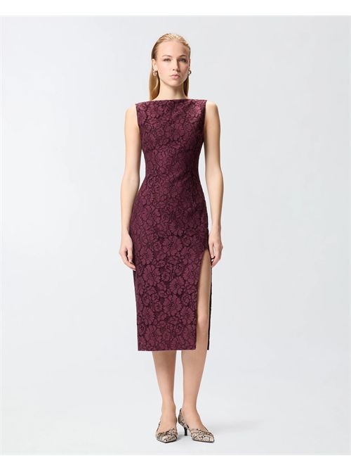 Abito con spacco in pizzo floreale con scollo sul retro Pinko PINKO | 106588-A330R57