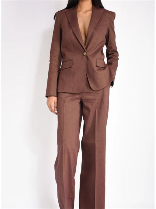 Giacca monopetto in misto lino Freda Pinko PINKO | 106597-A34IL78