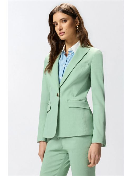 Giacca monopetto in misto lino Freda Pinko PINKO | 106597-A34IT80