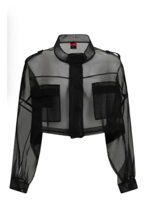 Giacca in organza di seta Longan Pinko PINKO | 106603-A2DJZ99