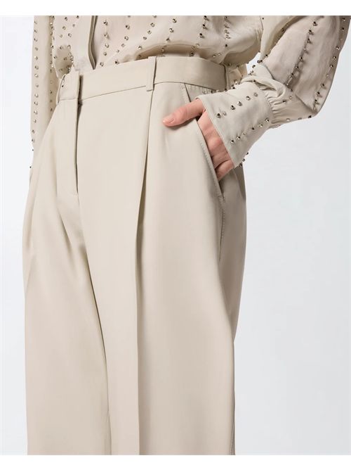 Pantalone fluido con piega stirata Paula Pinko PINKO | 106607-A18EI18
