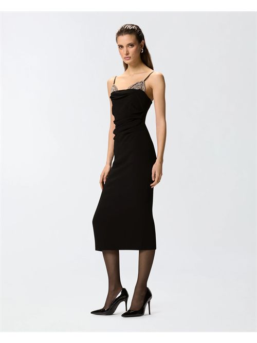 Abito midi aderente con ricamo gioiello Carruba Pinko PINKO | 106637-A31PZ99