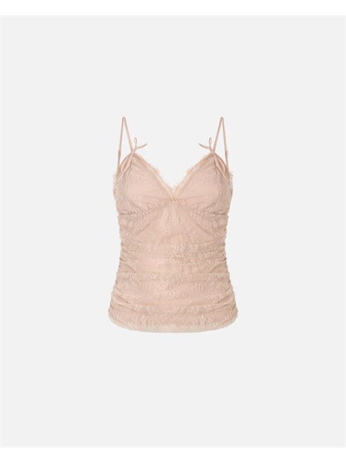 Top in pizzo floreale con spalline Fragola Pinko PINKO | 106726-A378Q35