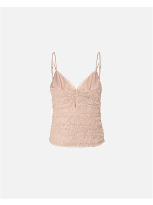 Top in pizzo floreale con spalline Fragola Pinko PINKO | 106726-A378Q35