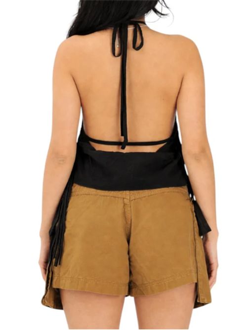 Top con scollo all'americana e frange Pinko PINKO | 106794-A3AYZ99