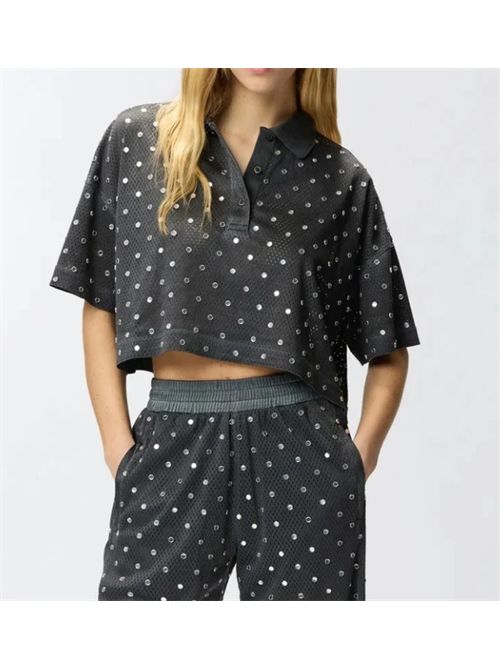 Polo cropped in rete con specchietti Erve Pinko PINKO | 106855-A3BC-I91