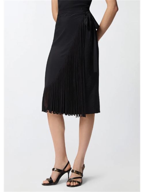 Gonna a portafoglio longuette con frange Bacedasco Pinko PINKO | 106887-A3AY-Z99