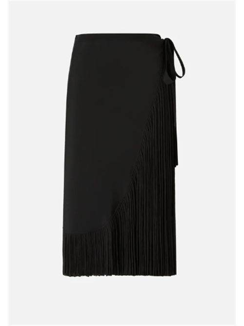 Gonna a portafoglio longuette con frange Bacedasco Pinko PINKO | 106887-A3AYZ99