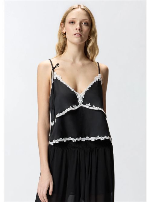 Top con inserti in pizzo Canazei Pinko PINKO | 106893-A3AVZCB