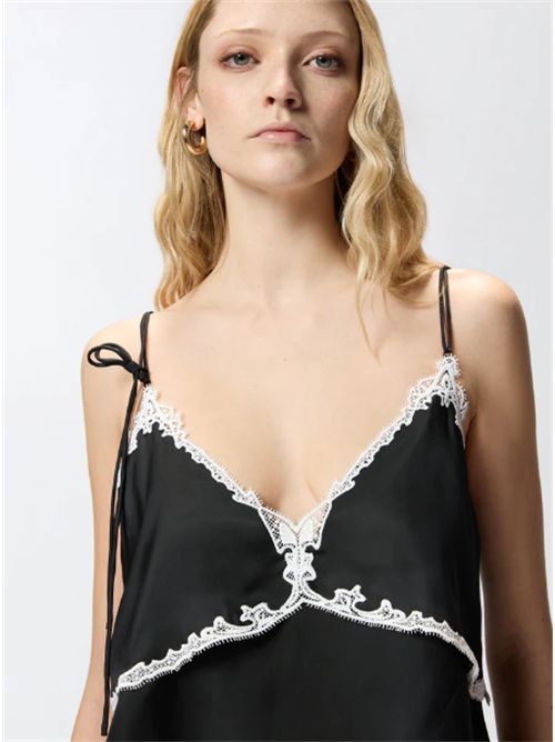 Top con inserti in pizzo Canazei Pinko PINKO | 106893-A3AVZCB