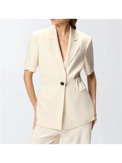 Giacca a maniche corte con vita elasticizzata Frisottino Assago Pinko PINKO | 106912-A2W6C00