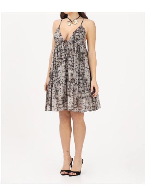 Abito corto con stampa snake Adrano Pinko PINKO | 106917-A3APCZ9