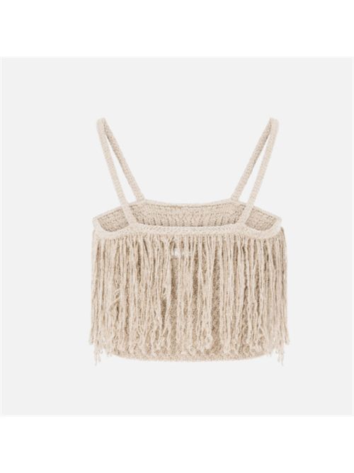 Crop top in maglia con frange Paeonia Pinko PINKO | 106961-A3CII05