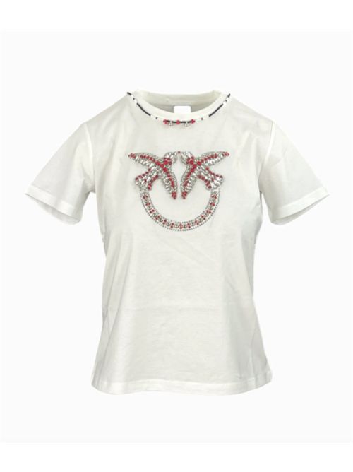 T-shirt con logo Fidenza Pinko PINKO | 107094-A3C7ZR2