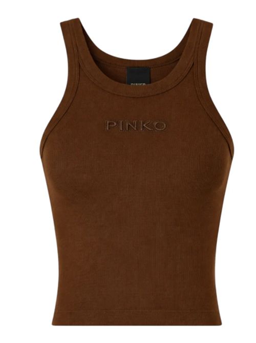 Canotta cropped con logo Bloody Mary Pinko PINKO | 107301-A3H6-L78