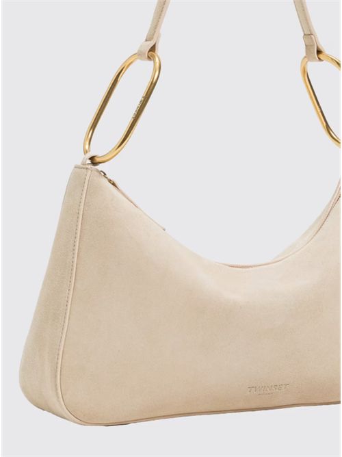 Borsa a tracolla media in pelle con anelli Liliane Twinset TWINSET | 261TB708613161