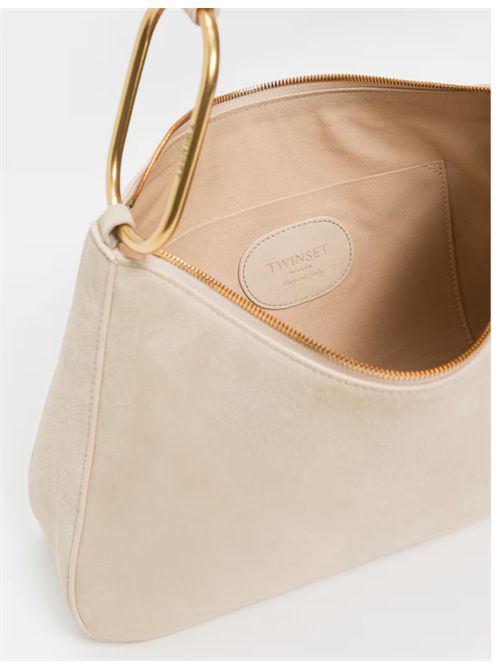 Borsa a tracolla media in pelle con anelli Liliane Twinset TWINSET | 261TB708613161