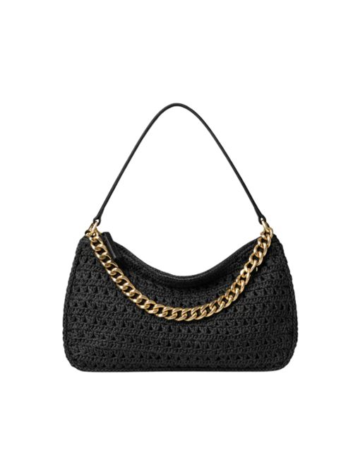 Borsa Hobo Grande in Rafia Crochet con catena Liliane Twinset TWINSET | 261TD808000006