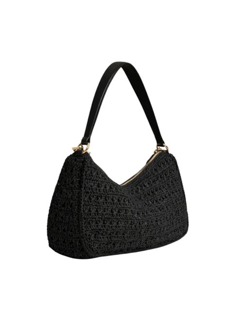 Borsa Hobo Grande in Rafia Crochet con catena Liliane Twinset TWINSET | 261TD808000006