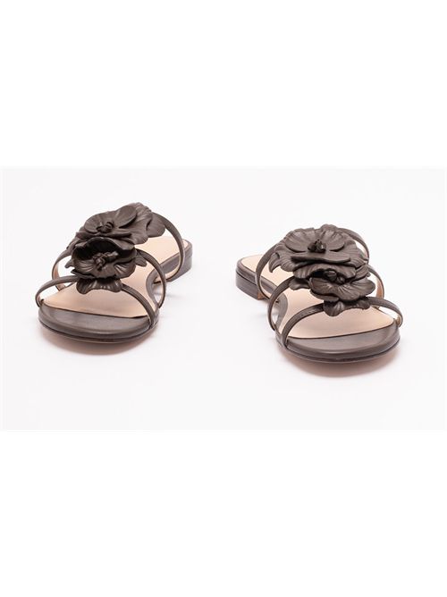 Sandalo basso infradito con fiore Twinset TWINSET | 261TGT08412110