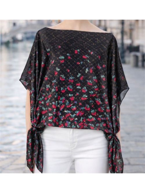 Blusa poncho con stampa floreale Twinset TWINSET | 261TO511013588