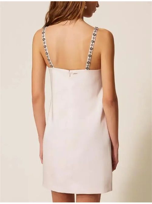 ABITO DRITTO C/SPALLINI E RICAMO SCOLLO TWINSET TWINSET | 261TP241100570