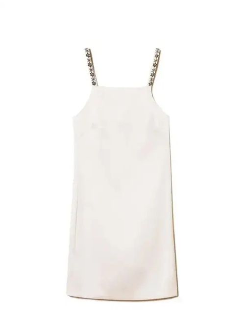 ABITO DRITTO C/SPALLINI E RICAMO SCOLLO TWINSET TWINSET | 261TP241100570