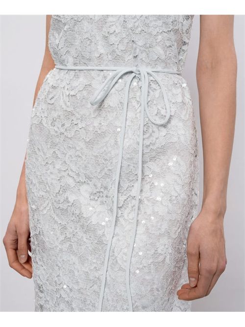 Abito midi in pizzo con spallini - sottoveste e cintura Twinset TWINSET | 261TP263013162