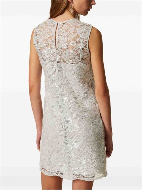 Mini abito in pizzo ricamato con paillettes TWINSET TWINSET | 261TP263113162