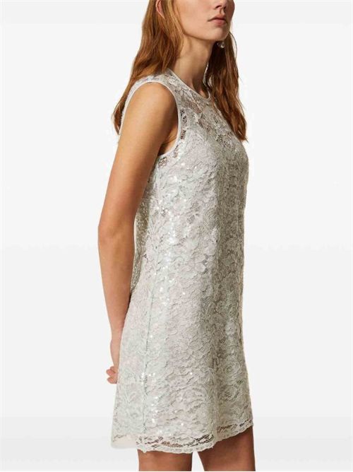 Mini abito in pizzo ricamato con paillettes TWINSET TWINSET | 261TP263113162
