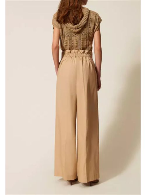 Pantalone palazzo con pieghe Twinset TWINSET | 261TT201412145